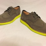 Cole Haan “Lunargrand” Wingtip Grey/Yellow Sz 10 $248 NEW!!