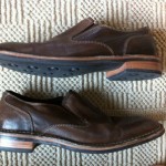 Cole haan slip on dark brown / chocolate oxfords with Nike Air