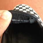 VANS Slip-ons, Full Leather Checkerboard, Very Rare. Sz. 7.5, 9