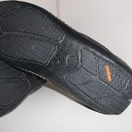 Cole Haan Nike Air Shoes ( Black Leather & Grey Stitch Slip On ) Mens 10.5