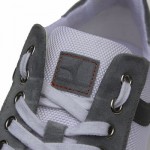 $225 HUGO BOSS White Grey Lace-up Sneakers Mens Shoes 10 43 Casual Trainers 9.5
