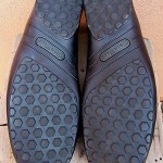 Cole Haan Mens Casual Dress Shoe Sz Size 15M Brown Leather Slip On Driver Loafer