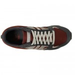 Diesel Mens Gunner Red Casual Leather Lace Up Sneakers Shoes