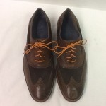 Cole Haan Air Colton Casual Wingtip Dark Brown Suede Leather Mens Shoe Sz 9.5 M