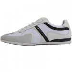 $225 Hugo Boss ORANGE Label Sneakers White Mens 13 46 Trainers Black 12.5 45.5