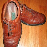 Cole Haan 13626 Nike AIR Mens Casual Oxford BRITISH TAN Leather Shoes 11M NICE!