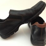 Mens COLE HAAN Black LEATHER Slip On LOAFERS Dress SHOES 10.5 M