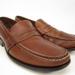 COLE HAAN MENS SLIP ON LOAFER SHOE SIZE 8.5 M BROWN LEATHER