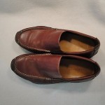 Men’s Cole Haan Nike Air Size 11 Brown Leather Slip On Loafers