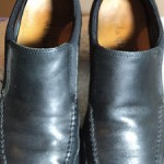 COLE HAAN MENS SIZE 9 M BLACK LEATHER LOAFERS SHOES