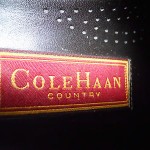 Men’s Cole Haan Country Leather Sports Lace Shoes 9.5 M with Nike Air Soles NICE