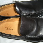 Men’s Cole Haan loafer leather Black  Nike Air size 8 m