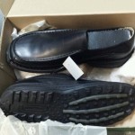 Timberland black slip on shoes. 11w black
