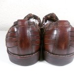 8M Men Dark Brown COLE HAAN Resort Leather Woven Loafer