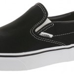 NEW Vans Classic Slip-On VN-0EYEBLK Black White Authentic Canvas Shoes Men