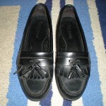Cole Haan Mens Black Leather Tassle Loafers. Sz 12 D. Nice!!!
