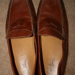 Cole Haan Brown Camel Leather Penny Loafers Flats Casual Dress Shoes Sz 12