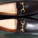 Cole Haan Men’s Black Leather Italian Loafers w/Gold Horsebit – New Size 12D