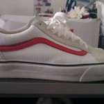 Supreme Vans Old Skool 92 White/Red/Mesh Size 11