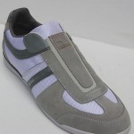 $225 Hugo Boss ORANGE Label Sneakers Mens White Beige Shoes 9 42 Trainers Grey