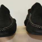 COLE HAAN MOCCASINS BLACK SUEDE SIZE 11 M