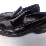 Mens Cole Haan Country Nike Air Shoes Size 10 M Black Leather Loafers Slip On