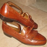 Mens Bragano by Cole Haan Brn All Leather Italian Loafers sz 7.5 M