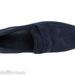 COLE HAAN Air Vinci Size 13 M Navy Blue Suede Slip-On Loafers Casual Mens Shoes