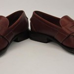 COLE HAAN MENS SLIP ON LOAFER SHOE SIZE 8.5 M BROWN LEATHER