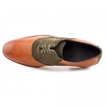 Cole Haan Air Colton.Saddle Mens Size 8.5 Brown Leather Oxfords Shoes