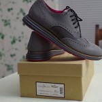 New Cole Haan Fragment LUNARGRAND WINGTIP 3M Reflective Gray Shoes SZ 11 Rare