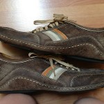 EUC Cole Haan Brown Leather Air Terrel Casual Sneakers Shoes Mens 11.5 Loafer