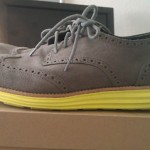 Cole Haan Lunargrand Wing Tip Charcoal Grey Suede Size 11 Low Reserve!