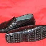COLE HAAN NIKE AIR PENNY LOAFERS SHOES FLATS BLACK LEATHER 7 M