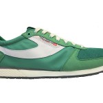 Diesel Mens Pass On Green White Casual Lace Up Sneakers Shoes 11