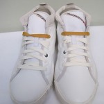 DIESEL MIDDAY WHITE LEATHER SHOES SNEAKERS 10.5 NIB