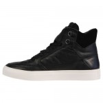 Diesel Mens Claw King Black Casual Leather Lace Up Sneakers Shoes