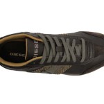 Diesel Mens Lounge Brown Casual Lace Up Sneakers Shoes