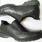 Cole Haan Black Leather Casual Loafers with Nike Air  C05733 Size 9 M