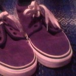 men’s purple suede 10.5 106 vulcanized vans! good condition read discription!