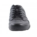 Hugo Boss Orange “Quail” Black Fashion Sneakers Shoes Sz 9 10 11 12