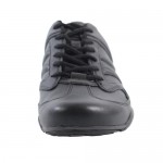 Hugo Boss Orange “Quail” Black Fashion Sneakers Shoes Sz 9 10 11 12