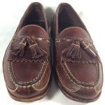 COLE HAAN Mens Brown LEATHER COUNTRY Kiltie Tassle Slip On Loafer Shoes SZ 8.5 M