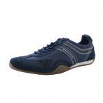 Hugo Boss Blue Suede Lace Up Sneakers Shoes US 12 EU 45