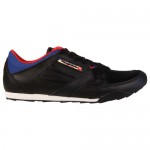 Diesel Mens Dynamykal Black Casual Leather Lace Up Sneakers Shoes