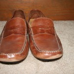 Cole Haan Brown Camel Leather Penny Loafers Flats Casual Dress Shoes Sz 12