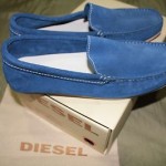 DIESEL suede leather loafers/driving shoes