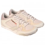 Diesel Mens Dynamykal White Gray Casual Leather Lace Up Sneakers Shoes