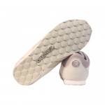 Diesel Mens Dynamykal White Gray Casual Leather Lace Up Sneakers Shoes