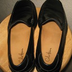 COLE HAAN NIKE AIR ‘Santa Barbara’ Gorgeous Blk Slipons/Loafers 8.5M  EXCELLENT!